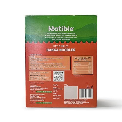 Natible Millet Hakka Noodles Combo Pack I No Maida I Not Fried I No MSG I Easy & Ready To Cook Noodles (Pack of 2) — image 10