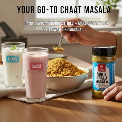 SARANZ Surti Jiralu Masala Perfect for Cooking, Ready to Use, No added colours, Spice Powders and Masalas, Premium Artisanal Spices with Rich & Strong Flavour-100 Grams Bottle — image 4