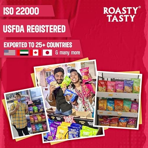 Roasty Tasty Khatta Meetha Roasted Millet Namkeen Snack 200gm | Oil-Free, Millet Snack For Kids | No Onion, No Garlic | Healthy Snacks — image 4