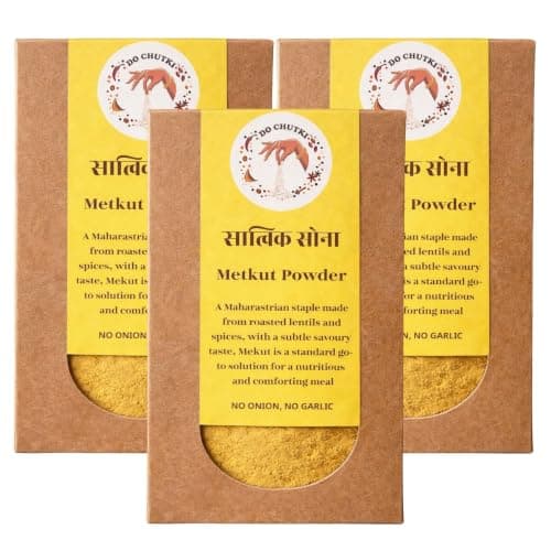 Do Chutki Metkut Powder 100g (Pack of 2) - Traditional Maharashtrian Metkut | for Idli, Dosa and Ghee Rice | No Onion, No Garlic | No Preservatives — image 8