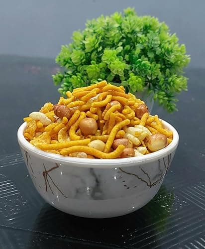 FLAVOUR N FUSION Chatkara Mix Namkeen | Crispy and Crunchy Savoury Snack | NO Onion NO Garlic | Handmade and Hygienically Prepared | No Artificial Colors or Flavours | Freshly Packed | 250 gm — image 5