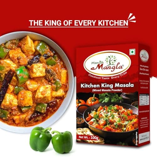 Manish Mangla Kitchen King Masala 100g | Mixed Spice Powder for Sabzi, Paneer & Curry | Rich Aroma & Authentic Taste | No Onion No Garlic | All-Purpose Indian Masala — image 3