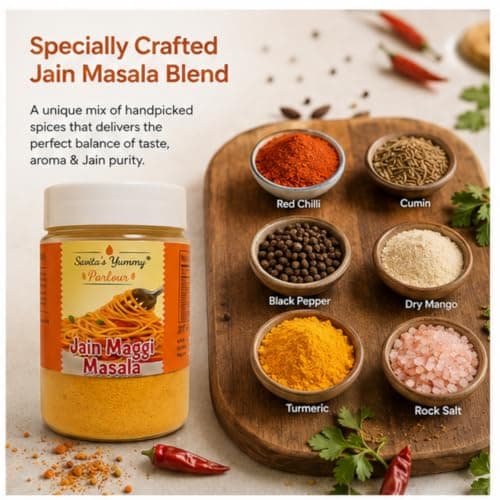 Savita’s Yummy Parlour Jain Maggie Masala – 100g | No Onion No Garlic | Homemade Instant Noodle Seasoning | Authentic Jain Recipe — image 4