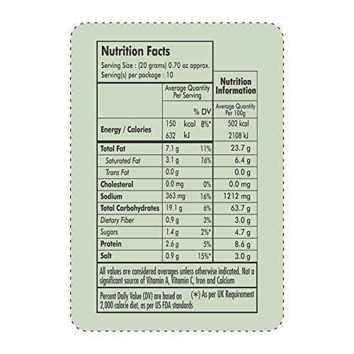 Jabsons Jeera Khakhra 100% Roasted | Pack of 6| No Onion No Garlic Ready To Eat | Vacuum Sealed | Crispy Healthy And Diet-Friendly Indian Tea Time Treat Gujrati Snacks,1.08 Kg — image 3
