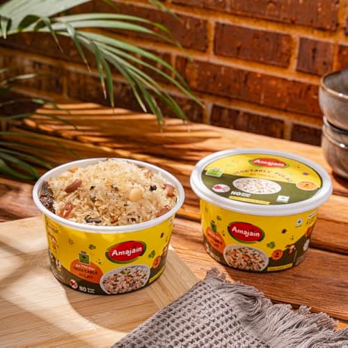 Amajain Instant Sattvik Healthy Veg Pulao, Ready-to-Eat, No Added Preservatives, No Added Flavours, Jain-Friendly, 70g (Pack of 4) — image 4