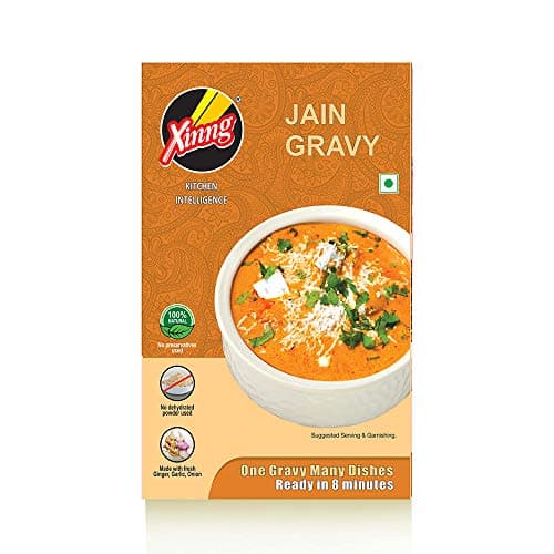 Xinng Instant Ready to Cook Jain Gravy- No Onion, No Garlic, 150gms 100% Natural, Cooking Sauce, No Preservatives- Pack of 1
