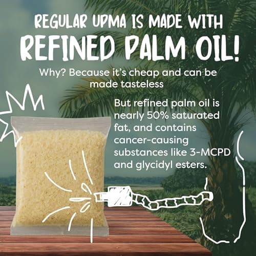 Troovy High Protein Premix | All Natural Ingredients | No Palm OIl | No Preservatives | Made with the goodneess of 10 grains (Pack of 2, Upma) — image 8
