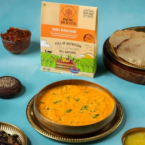 Indic Roots Jain Khichdi, Instant Food, Healthy Food, Ready To Eat Full Meal, No MSG, No Preservatives, 55 Gm (Pack of 4) — image 4