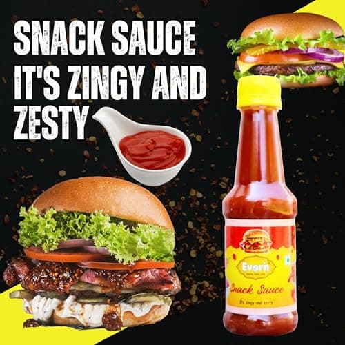 Everin Zingy and Zesty No Onion No Garlic Snack Sauce - 2 Packs (200g each) for Irresistible Flavors in Every Bite — image 5