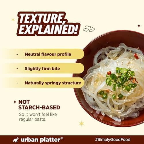 Urban Platter Shirataki Konjac Noodles, 270g (Fat-Free, Gluten-Free, Low Carb, Ready to Use) — image 7