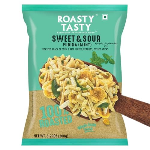 Roasty Tasty Millet Bhel Mix 100g | Ready-to-Eat Healthy Bhel Snack – No Chutney Required | Roasted Namkeen with Millets, Chana & Spices | High Fiber | No Onion No Garlic Bhel Namkeen | Instant Bhel Mix — image 7