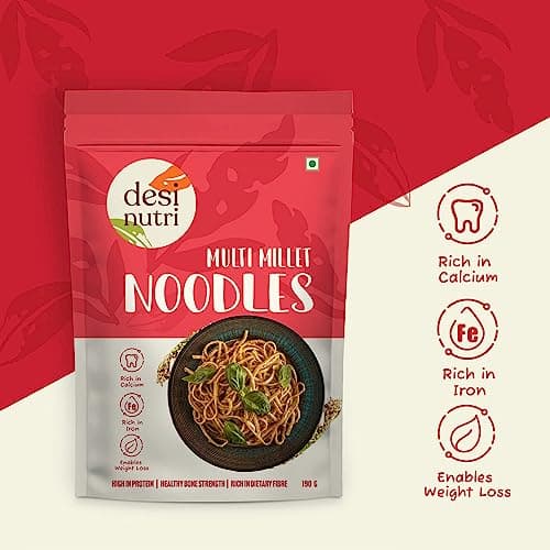 Desi Nutri Multi Millet Noodles | Ready to Eat Noodles | 192 gms | Rich in Iron & Calcium — image 4