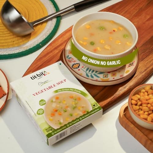 Tit-Bit Sweet Corn Soup Powder, Pack of 5 (250g), Instant and Tasty Corn Soup, No Onion No Garlic, Soup Packets for Easy Preparation — image 8