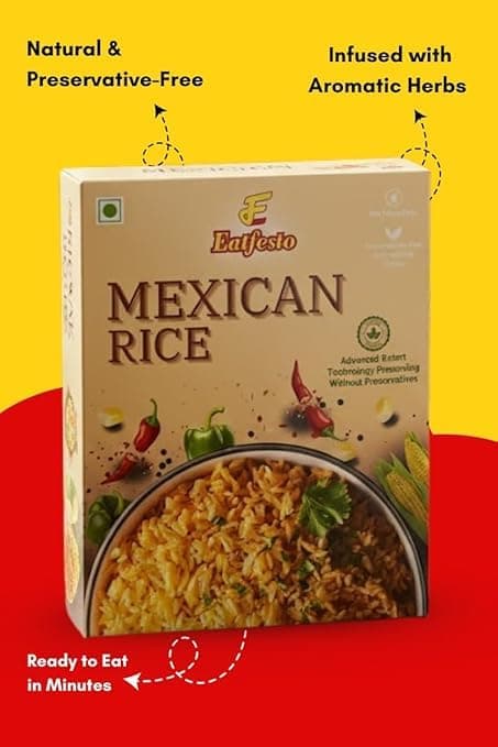 Eatfesto Healthy Combo Pack – Thai Veg Soup Premix 50g (Pack of 3) + Mexican Rice Ready to Eat | No Onion No Garlic | Jain Friendly | Instant Meal Combo Pack Of 3 + 1 — image 8