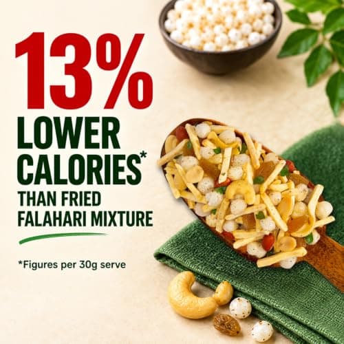 Roasty Tasty Falahari Mix Roasted Namkeen Snack 200G|Oil-Free Farari Chiwda|No Onion, No Garlic Farali Namkeen|Healthy Vrat Upwas Fast Namkeen|No Cholesterol No Transfat Healthy Snack For Fasting — image 4
