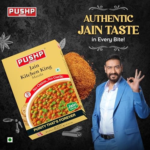 Pushp Brand Jain Kitchen King Masala | 100 Gram Box | Fresh & Aromatic Spice | Flavorful, Pure, and Perfect for Jain Cuisine (Pack of 1) — image 4