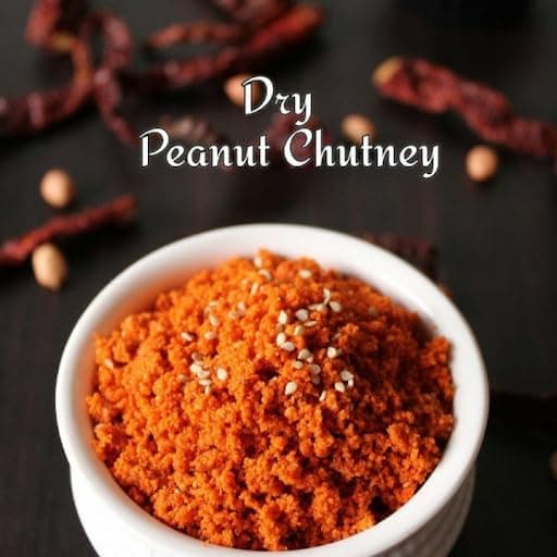 Solapuri Peanut Chutney Powder 350g | Authentic Maharashtrian Solapur Style Dry Chutney | Without Garlic & Onion | Jain Friendly Groundnut Chatni | Spicy Peanut Chutney for Bhakri, Roti, Dosa, Idli & Snacks — image 4