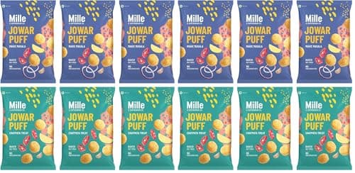 Mille Cheese Balls | 37% Millets | Baked | No Palm Oil | Not Fried, 0 Preservatives | 0 Trans Fat | Healthy Snacks | Naturally Gluten Free | 35g x 4 — image 7