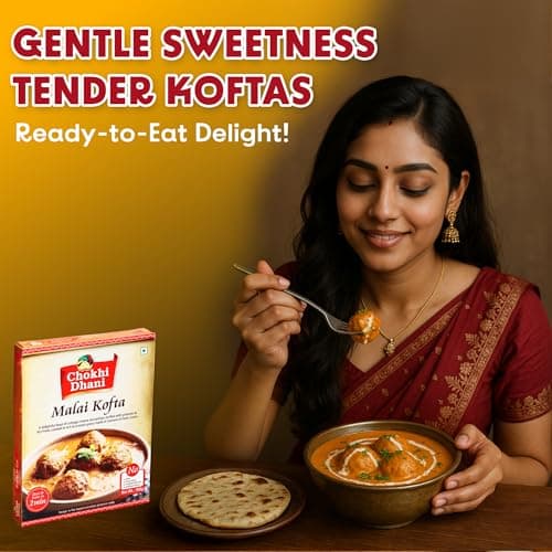 Chokhi Dhani Malai Kofta Ready to Eat 300g | Paneer Kofta in Rich Cashew Cream Gravy | Authentic North Indian Curry | 2 Min Heat & Serve | Veg — image 7