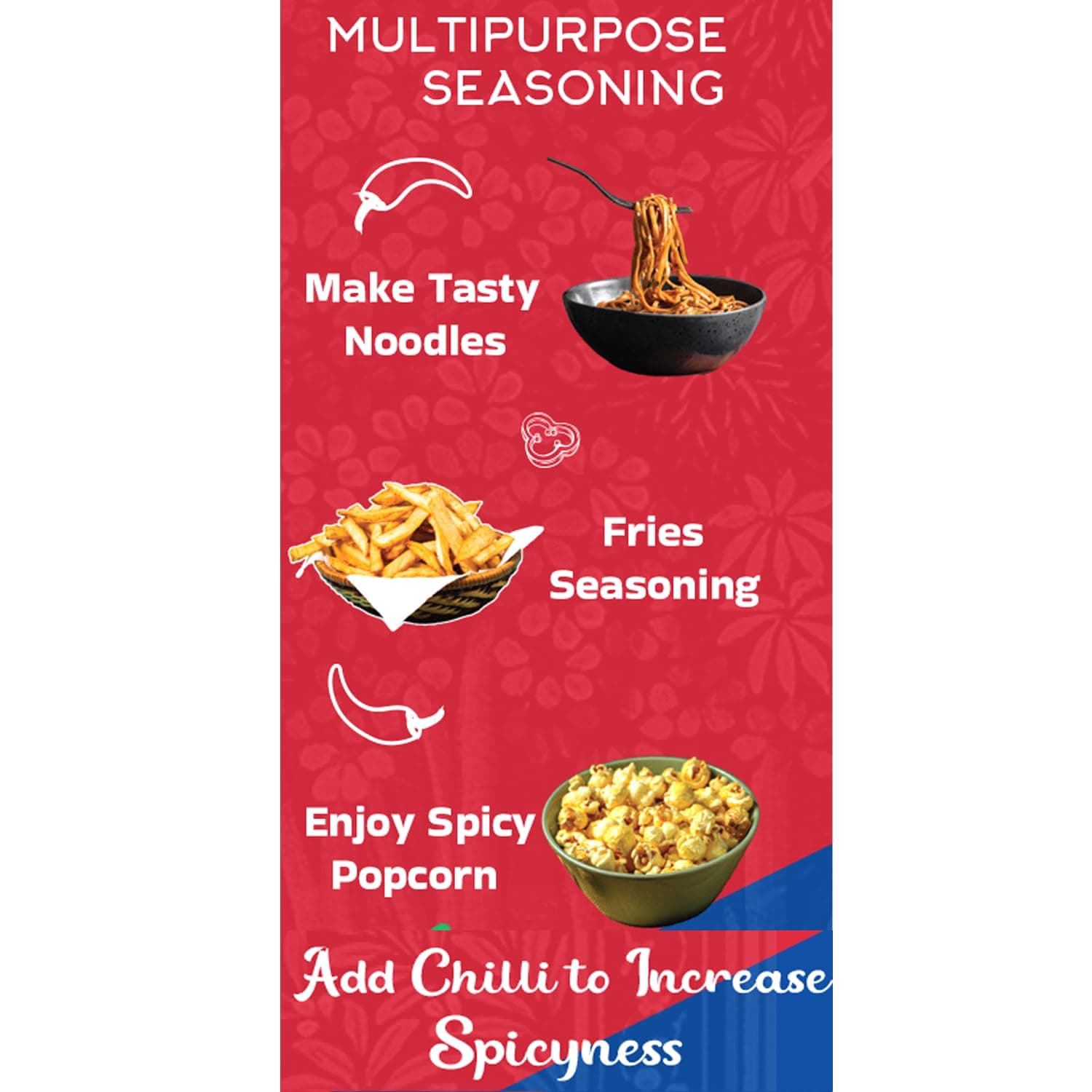 Ashwat Jain Korean Kimchi Masala - No Onion No Garlic - Multipurpose Seasoning for Popcorn, Pizza, Noodles, Ramen (90 gm) — image 4
