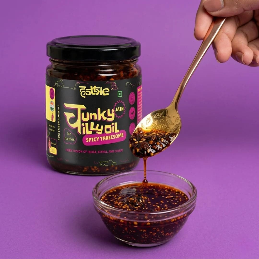 Satvik Sanatani Sawaminaryan, Jain, Vegan Tangy Street-Style ChatPata Spice Masala | Blend Natural Ingredients Cumin, Coriander, Pudina, Pink & Black Salt | No Preservatives | FSSAI Certified | No Onion No Garlic | Pack In Premium Organic Glass Jar With Steel Cap (200g, Chaat Masala) — image 4
