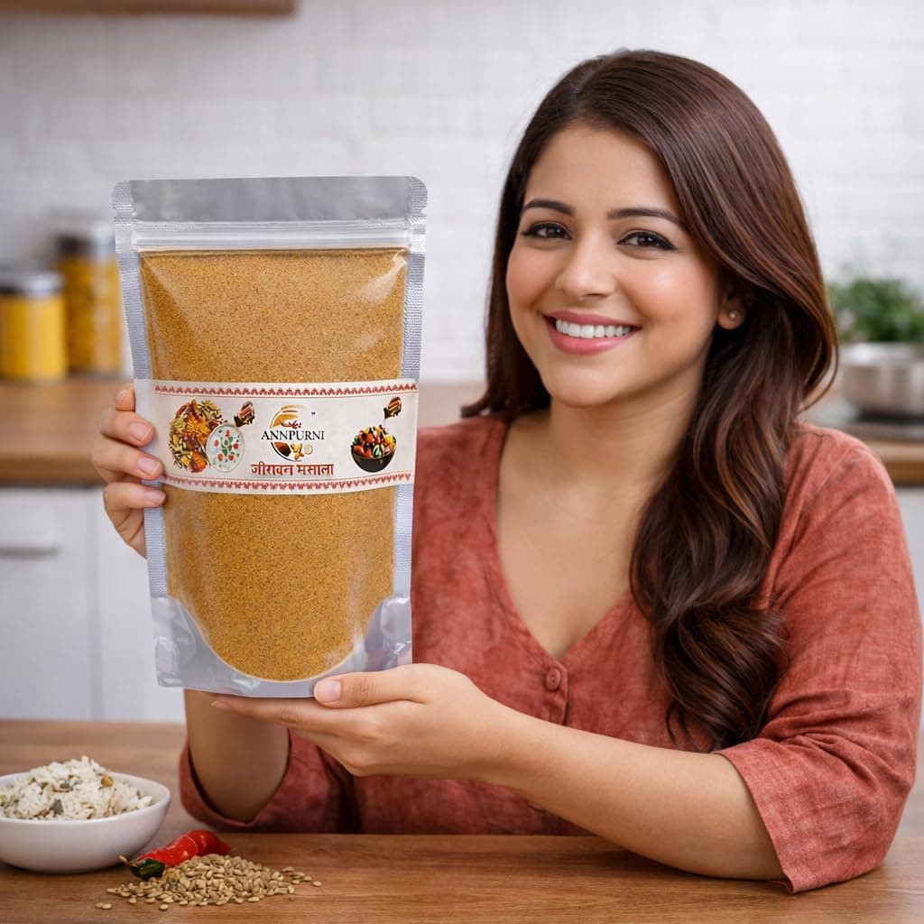 ANNPURNI Jeeravan Fruit Masala 100g | Special Fruit Masala Powder | Tangy & Spicy Chaat Masala for Fruits, Salads & Snacks | No Artificial Flavours, No Preservatives — image 2