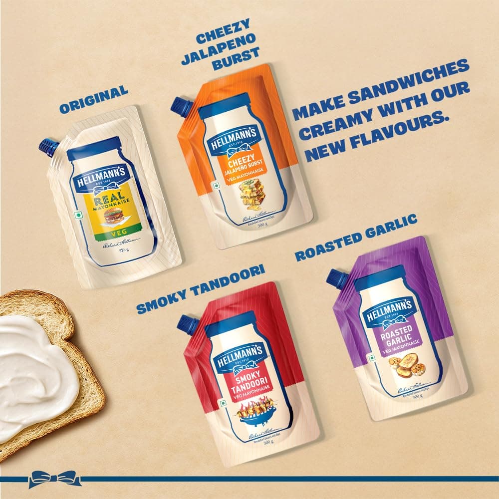 Hellmann's Veg Mayonnaise|| 100% Vegetarian Creamy Mayo Used For Dressings And Condiments|| 775 g — image 9