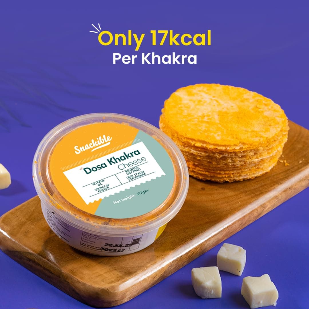 Snackible MU(N) CH BETTER Better Cheese Dosa Khakra-50 G (Pack Of 4) — image 10