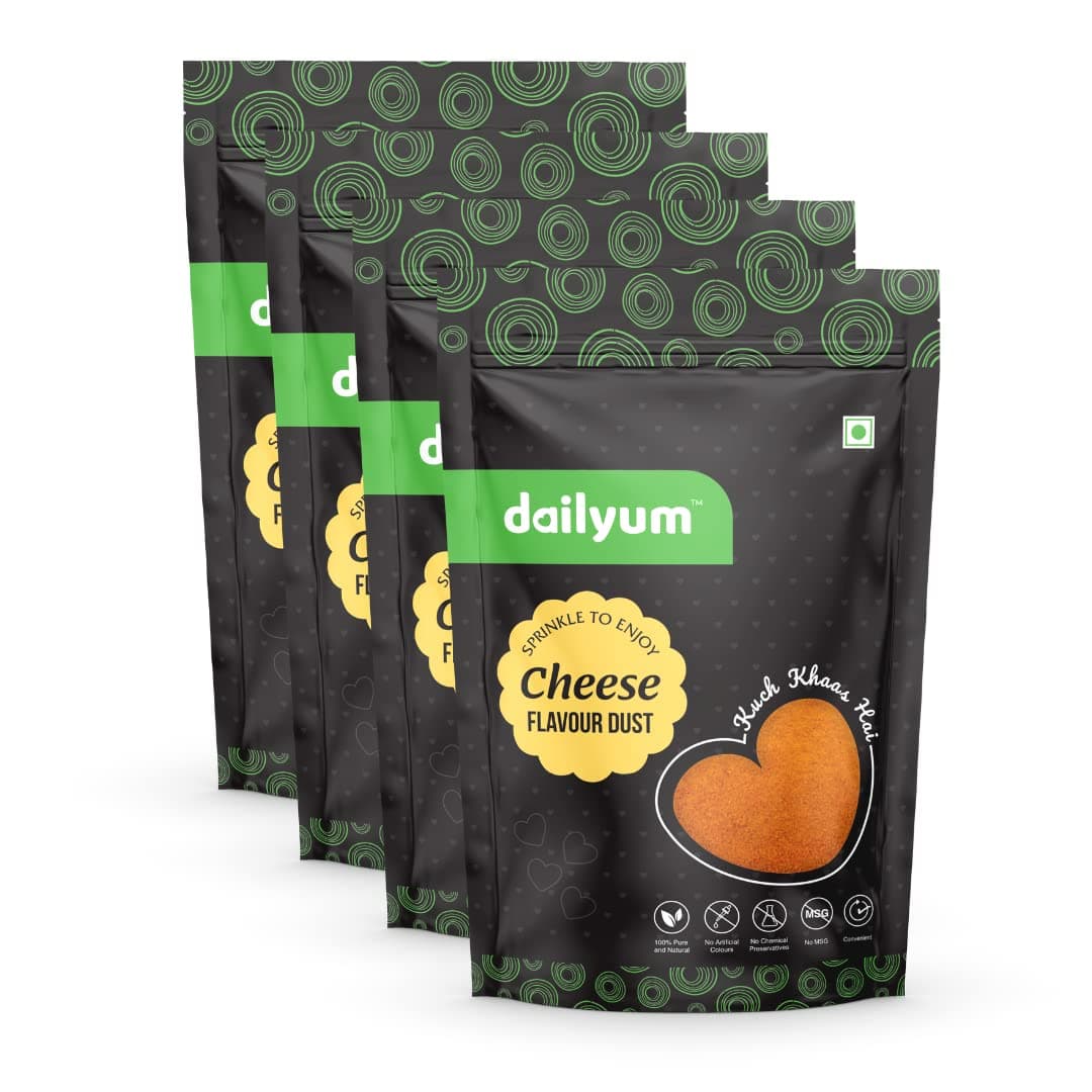 Dailyum Cheese Flavour Dust 70 Gram | No Onion No Garlic | Pack of 4 | 70 Gram Each — image 2