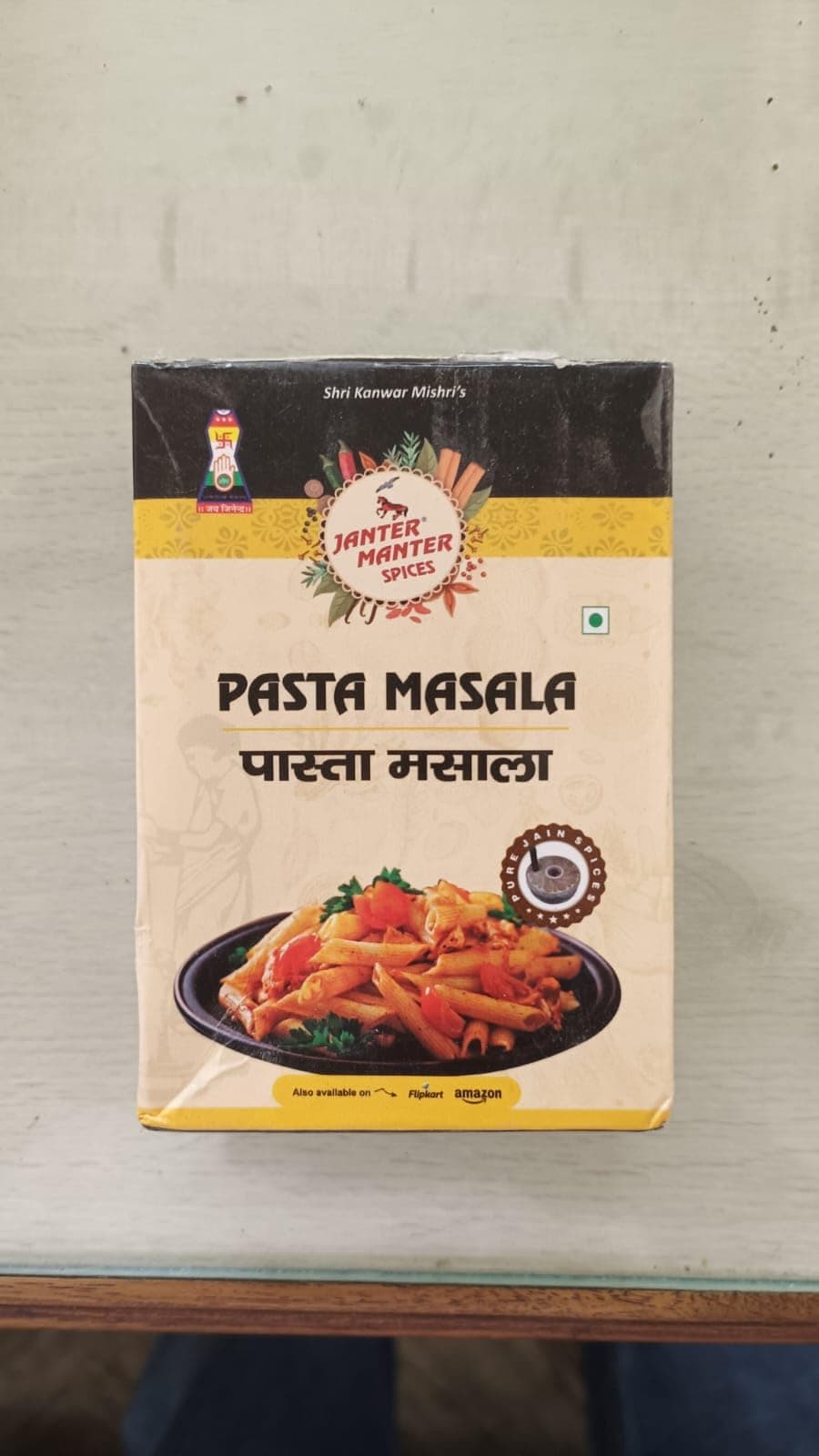 JANTERMANTER COMBO -ALL IN ONE MASALA| Janter Manter All-in-One Jain Masala Combo (7 x 50g) | No Onion No Garlic | Pure Jain Spices | Garam, Kitchen King, Chhole, Chaat, Tea, Sambhar, Pasta & Noodles Masala | Authentic Indian Taste — image 7