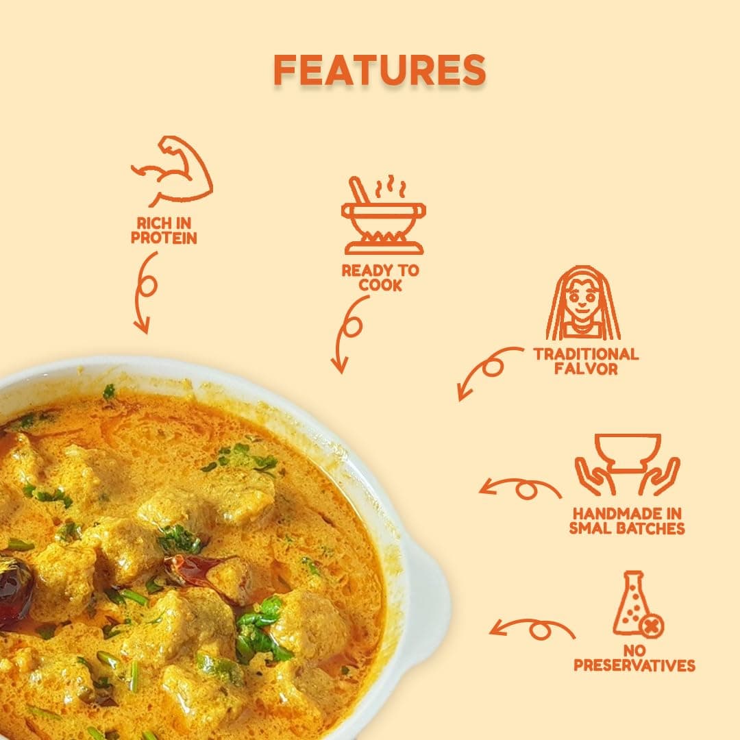 Being Bania Masala Besan Gatta, 250g | Homemade Rajasthani Gatte Sabzi | Marwari Gatta | Healthy and Protein Rich — image 4