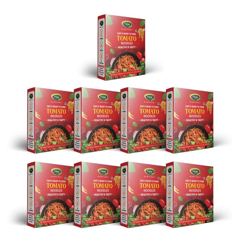 Thanjai Natural Tomato Noodles 180 Grams X 2 (No Maida Hakka Noodles, Not Fried, No MSG, Classic and Mild Millet Noodles No Preservatives, No Chemicals, No Artificial Extract) — image 7