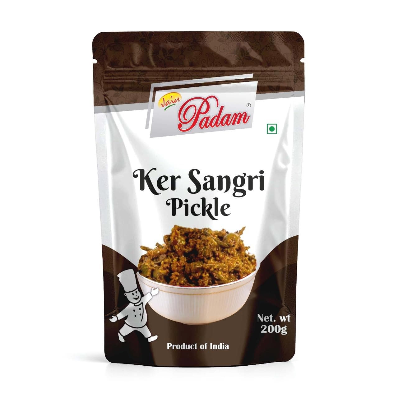 JAIN PADAM Ker Sangri Pickle | Traditional Rajasthani Achar | Authentic Spicy & Tangy Taste | Homemade Style Pickle 200gm