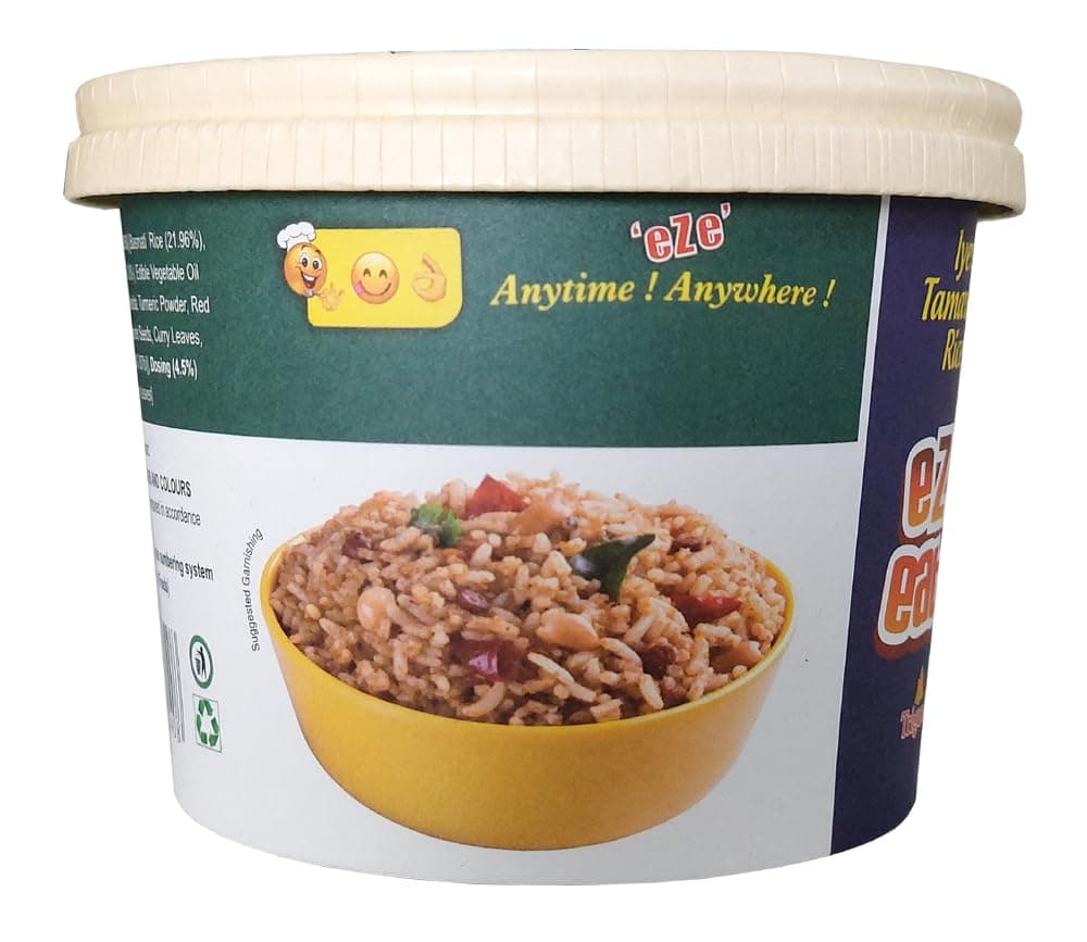 Triguni Eze Eats Iyer Tamarind Rice 300 grams Prepared (Pack of 2) — image 4