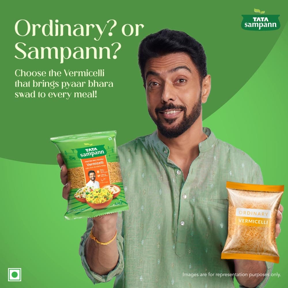 Tata Sampann Unroasted Vermicelli, Protein Rich Seviyan, Made with Suji, No Added Maida, Source of Dietary Fibre, 400g — image 8
