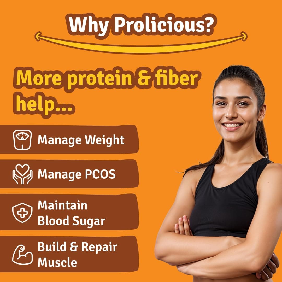 Prolicious High Protein & High Fiber Masala Nooodle Chips | Gluten Free | No Maida | Healthy Snack | Easy to Carry | Jain | 50g each, Pack of 4 — image 6