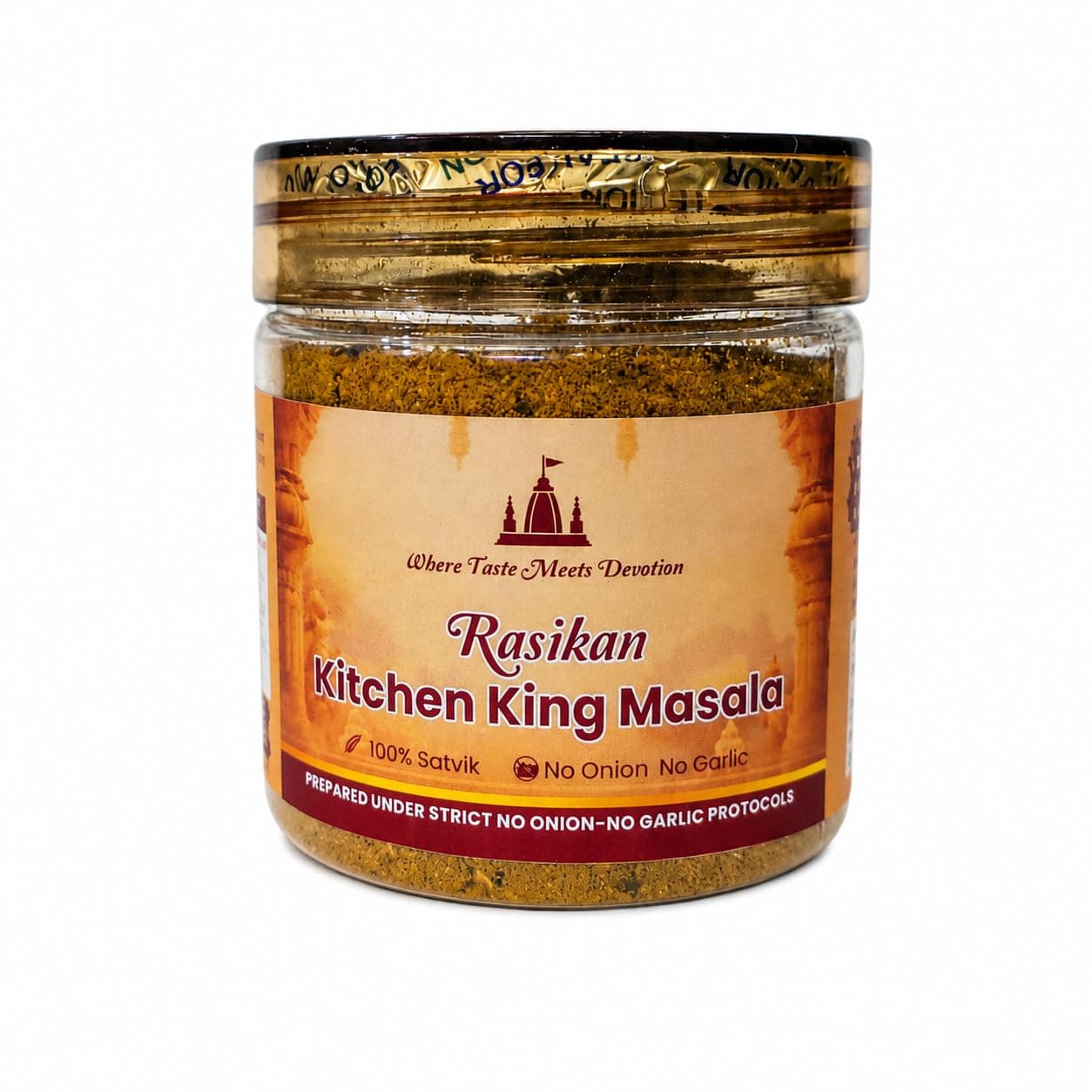Rasikan Jain Satvik Masala Combo – Peri Peri, Kitchen King, Pasta Noodle & Paneer Tikka (320g) | No Onion No Garlic | Freshly Ground Small Batch Spices | No Added Colour or Preservatives | Perfect for Bhog, Satvik & Everyday Cooking — image 4