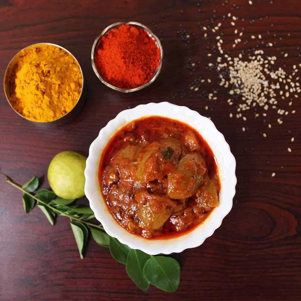 Sitara Foods Jain Lemon Pickle Lime Pickle Without Garlic Nimbu Achaar Homemade 1000 Grams pack — image 2