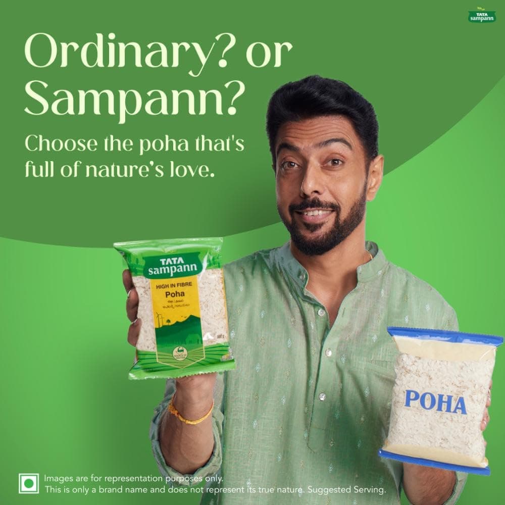 Tata Sampann, High in Fibre Poha, 500g — image 7
