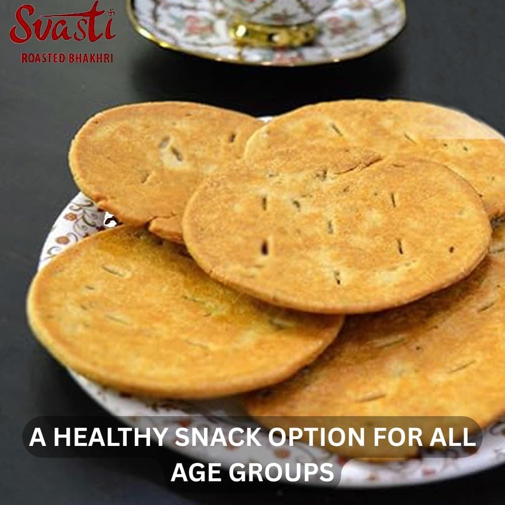 Svasti Dry Methi Bhakhri Snacks - 200 gms (Pack Of 4)| Roasted Healthy Gujarati Snacks | No Maida | No Artificial Colours | No Onion & No Garlic | Vacuum Packed | Gluten Free — image 5