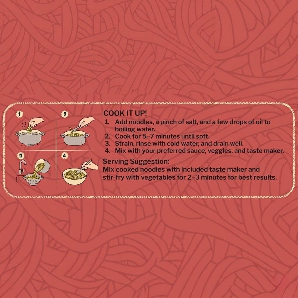 GrainGanG Ragi Noodles with Tastemaker, No Maida, High Fiber Instant Noodles, Healthy Snack, Pack of 4 (150g Each) — image 4
