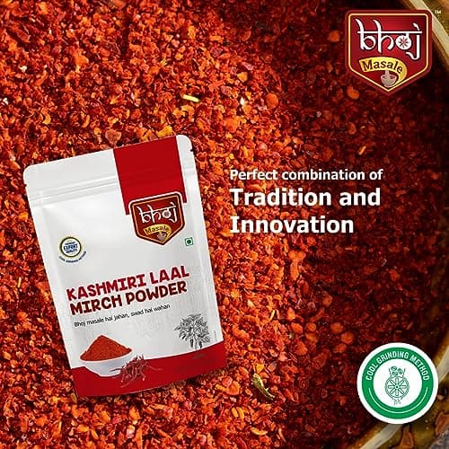 Bhoj Masale Kashmiri Lal Mirch Powder 200gm | Red Chilli Powder |Kashmiri Red Chilli Powder For Daily Cooking | Absolute Purity | No artificial colors And Preservatives — image 6