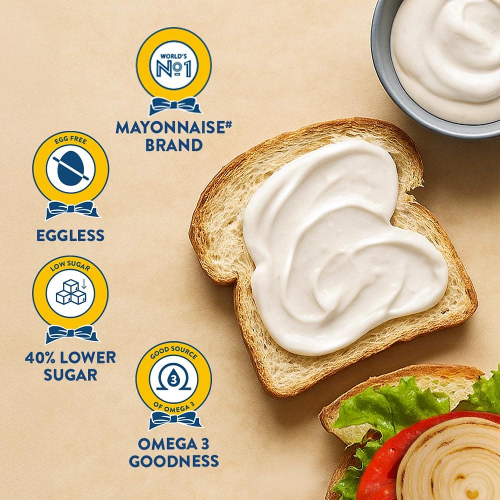 Hellmann's Veg Mayonnaise|| 100% Vegetarian Creamy Mayo Used For Dressings And Condiments|| 775 g — image 8