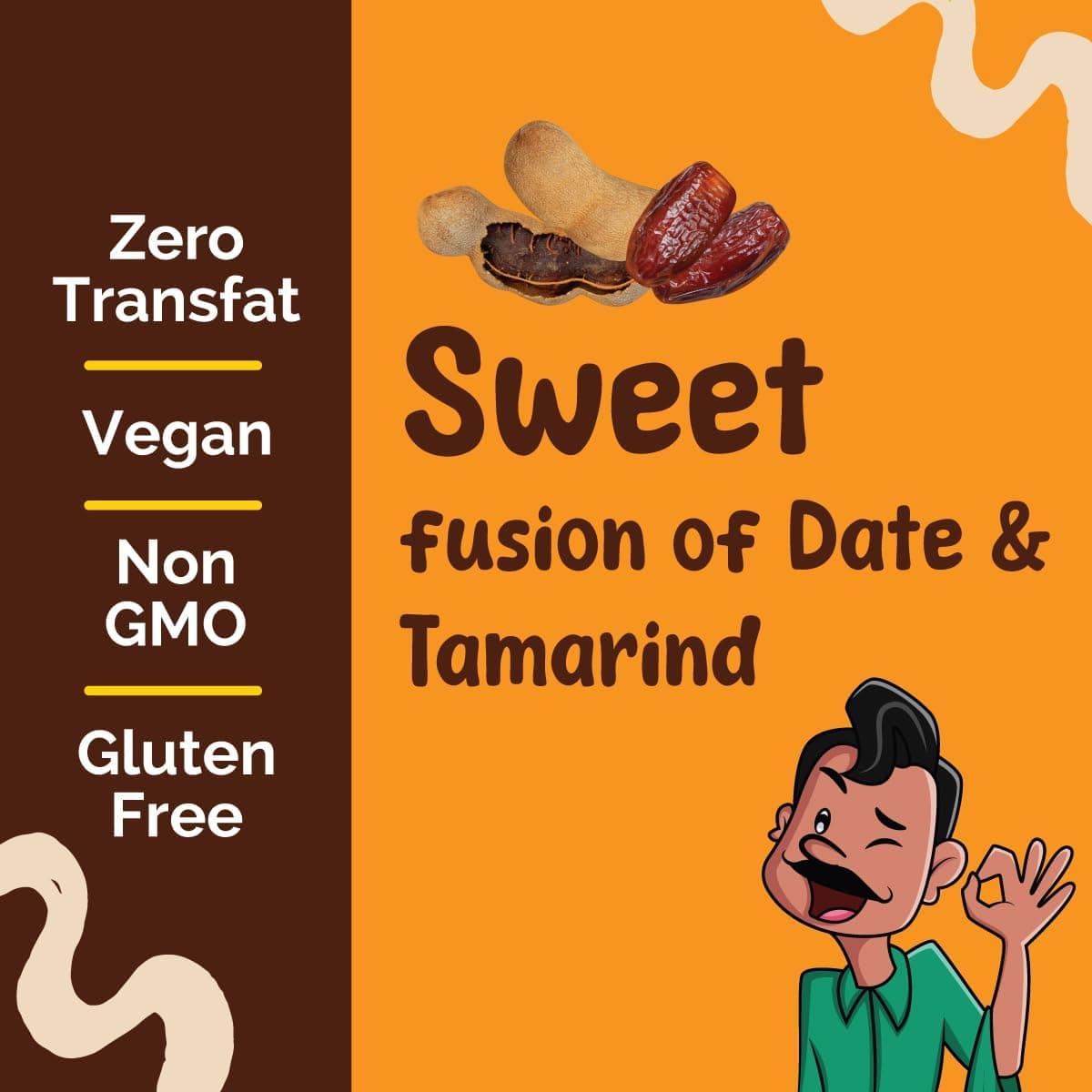 Sausome | Vegan, Gluten-Free, No Added Color | Perfect for Stir-Fries, Dips, Marinades & Cooking | FBA (pack of 2, Tamarind & Date Chutney) — image 4