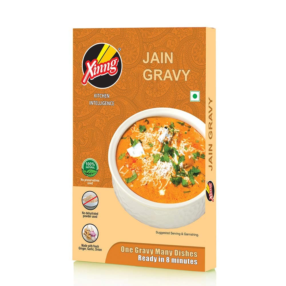 Xinng Instant Ready to Cook Jain Gravy- No Onion, No Garlic, 150gms 100% Natural, Cooking Sauce, No Preservatives- Pack of 1 — image 2