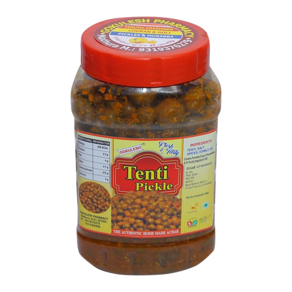 GOKULESH Tenti Dela 500gm without Onion/Garlic pickle| Ker ka achar| Home Made Dry and Less Oil Pickle Made With Love No Artificial Colors Added| pack of 500gm — image 3