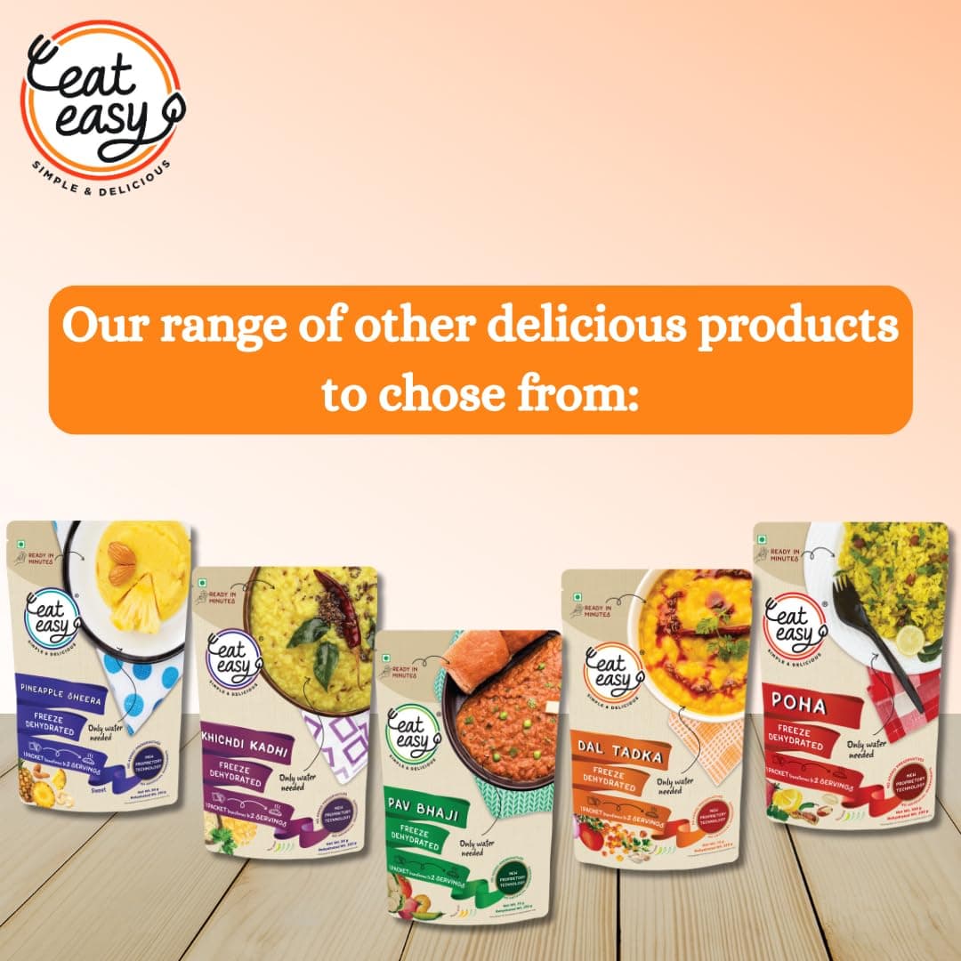 Eat Easy Ready To Eat Jeera Rice - 95gm, Instant Food | Indian Meal, Travel Food | No Preservatives, No Added Artificial Colours & Flavours | Just Add Water and Cook — image 7