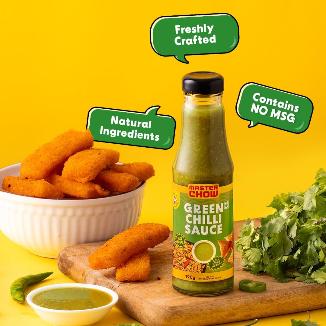 MasterChow Premium Green Chilli Sauce - 190g — image 4