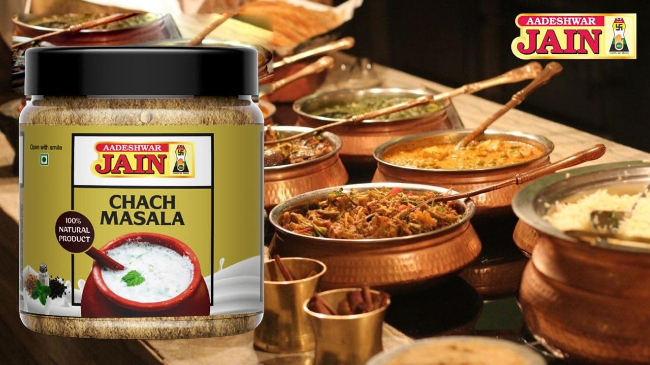 AADESHWAR JAIN Chaas Masala | Buttermilk Masala | Helpful for digestion | Ready to Sprinkle | Chhach Masala Powder (100g) — image 2