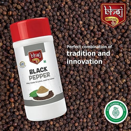 Bhoj Masale Kali Mirch Powder 450GM | Black Pepper Powder | Black Pepper | Kali Mirch Powder | Fresh Black Pepper | No Artificial Additives.No Colour, No Preservatives, No Onion & No Garlic ( Jain Masala) — image 7